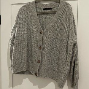 Alpaca Cocoon Cardigan - Jenni Kayne - Grey